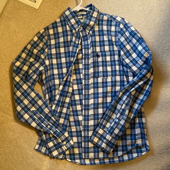 Abercrombie button up, plaid size medium - Picture 1 of 4